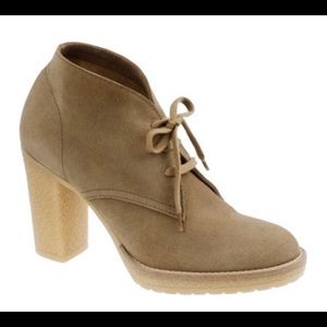 Jcrew suede brown booties